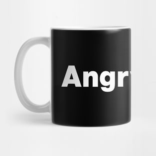 Angry Runs Funny Football Mug